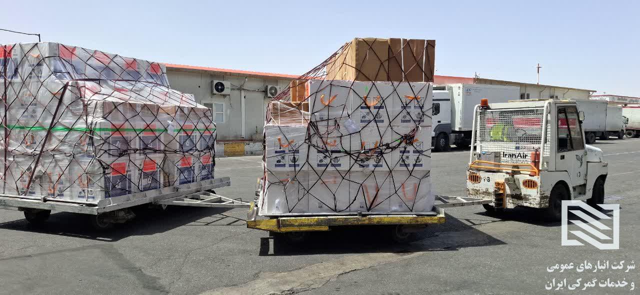 ورود ۱۴۲۹ کارتن واکسن فلج اطفال به  انبارهای تخصصی و دما دار ۲ تا ۸ درجه حوزه دو تجاری شرکت انبارهای عمومی و خدمات گمرکی فرودگاه امام خمینی(ره) 3
