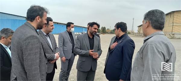 بازدید مدیرعامل شرکت انبارهای عمومی و خدمات گمرکی ایران از شعبه قم و سلفچگان