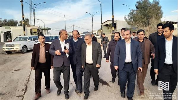 بازدید معاون اقتصادی وزارت کشور و استاندار کرمانشاه از شعبه پرویزخان و خسروی