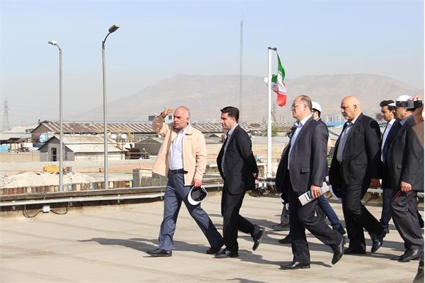 مدیرعامل شرکت انبارهای عمومی و خدمات گمرکی ایران از شرکت غرب دیدن کرد