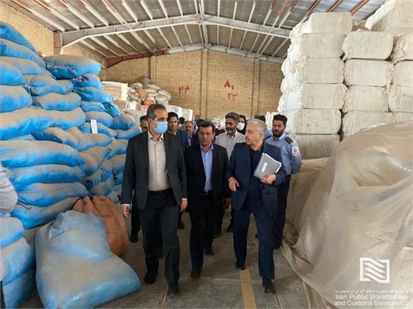 بازدید رییس کل گمرک ایران از شرکت انبارهای عمومی و خدمات گمرکی شعبه دوغارون