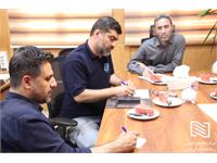 دیدار مدیرعامل شرکت امام خمینی(ره) با اعضای پایگاه بسیج در آستانه هفته دفاع مقدس 1