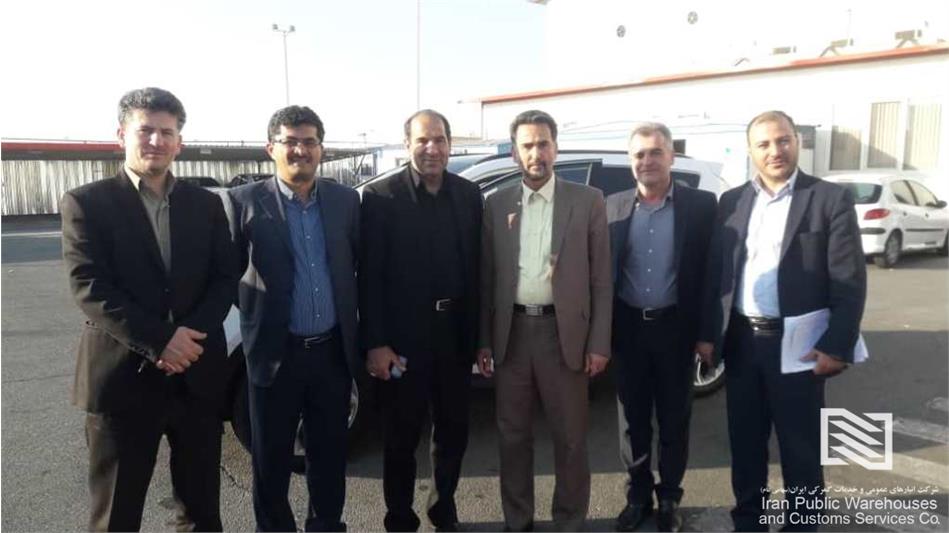 بازدید نماینده گمرک جمهوری اسلامی ایران از شرکت انبارهای عمومی و خدمات گمرکی امام‌خمینی(ره)