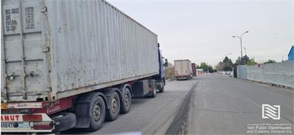 پارت دوم خروج محموله ترانزیت هوایی از شعبه فرودگاه شهید مدنی تبریز به مقدار ۱۱۰ تن 1