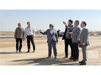 بازدید میدانی مدیران ارشد شرکت انبارهای عمومی و خدمات گمرکی ایران از اراضی بندر شهید رجایی در استان هرمزگان 5