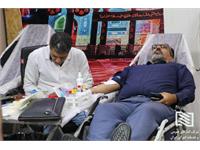 مشارکت گسترده کارکنان و مراجعین شرکت انبارهای عمومی امام خمینی(ره) در طرح اهدای خون 3