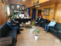 بازدید مدیر حراست شرکت انبارهای عمومی و خدمات گمرکی ایران از شرکت آستارا 1